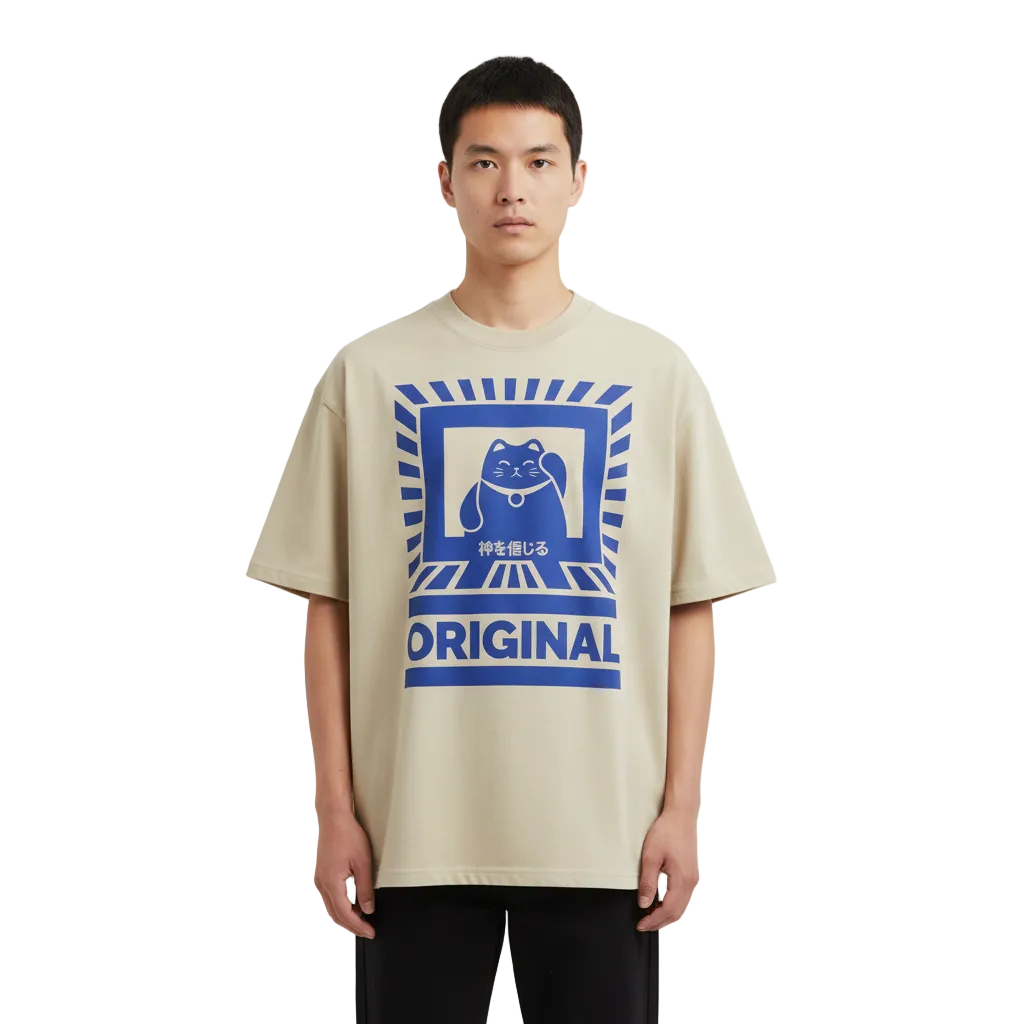 NEKO 猫 (UNISEX) OVERSIZED TEE