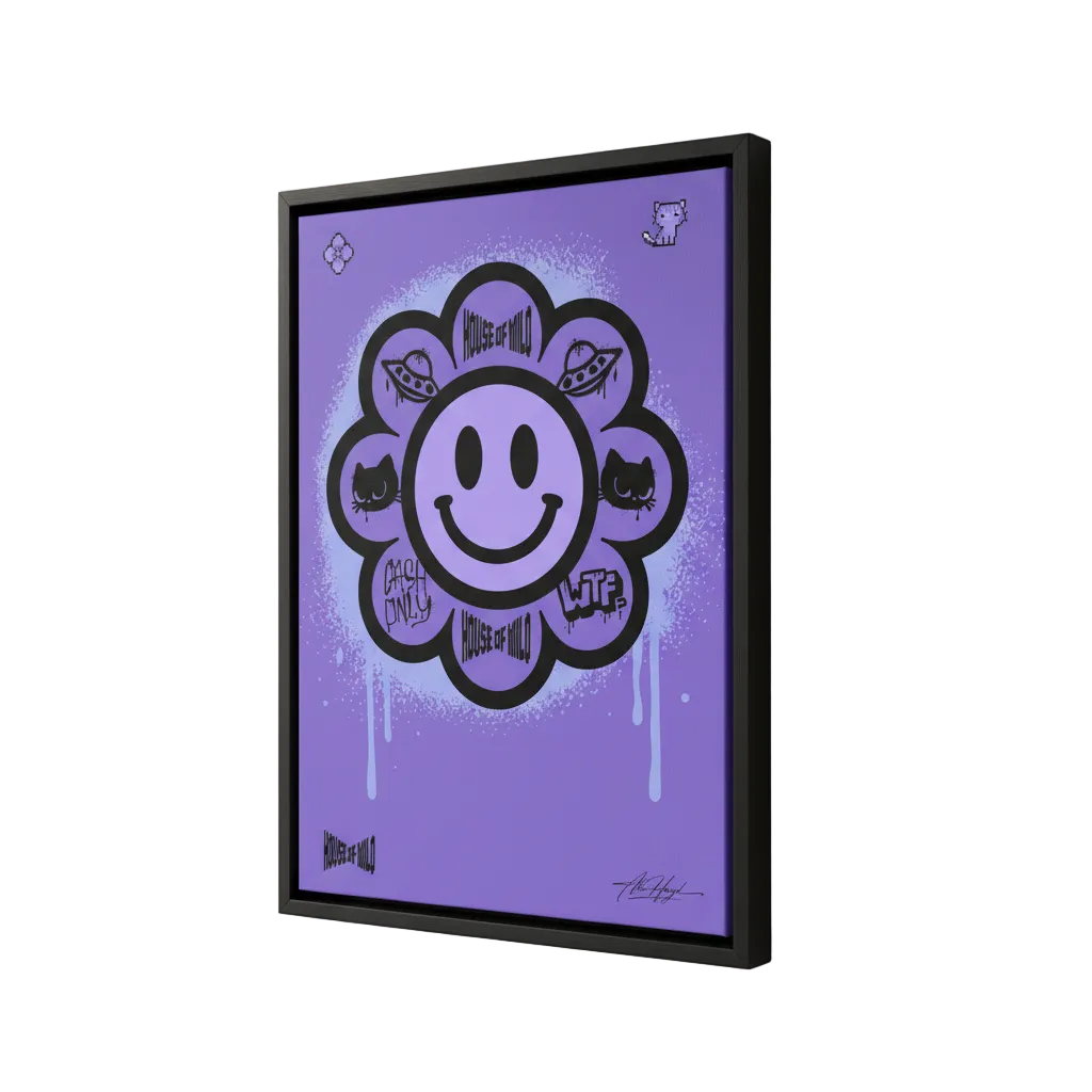 NEON BLOOM キャンバス エディション CANVAS OBJECT (FRAMED CANVAS)