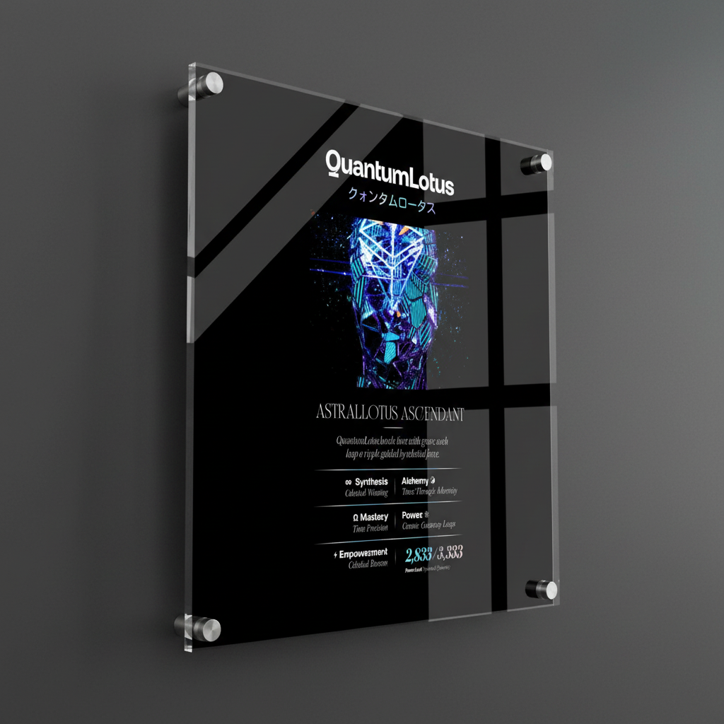 ZEYLOR VANE ゼイロル・ヴェイン LIGHTMAGIC® INTERIOR ART (ACRYLIC WALL OBJECT)