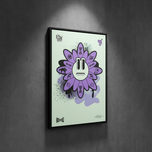 SAVAGE SIGNAL 無感情ブルーム CANVAS OBJECT (FRAMED CANVAS)