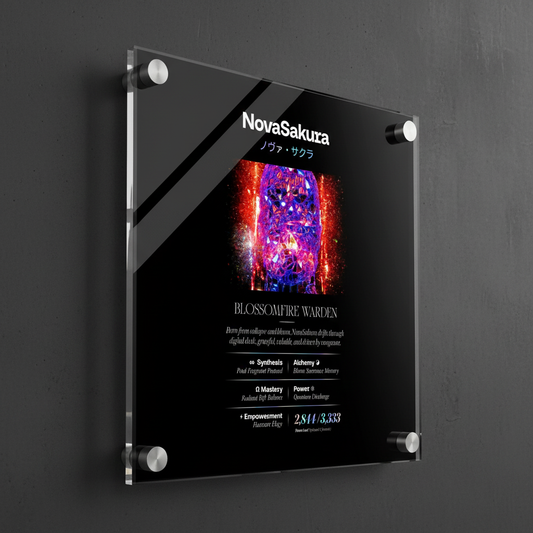 NOVA SAKURA ノヴァ・サクラ LIGHTMAGIC® INTERIOR ART (ACRYLIC WALL OBJECT)