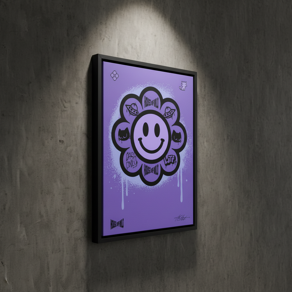 NEON BLOOM キャンバス エディション CANVAS OBJECT (FRAMED CANVAS)
