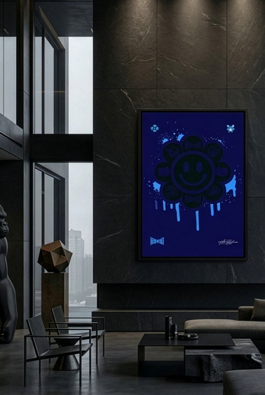 OBSIDIAN BLOOM キャンバス エディション ART PRINT (60x90 cm / "24x36″)