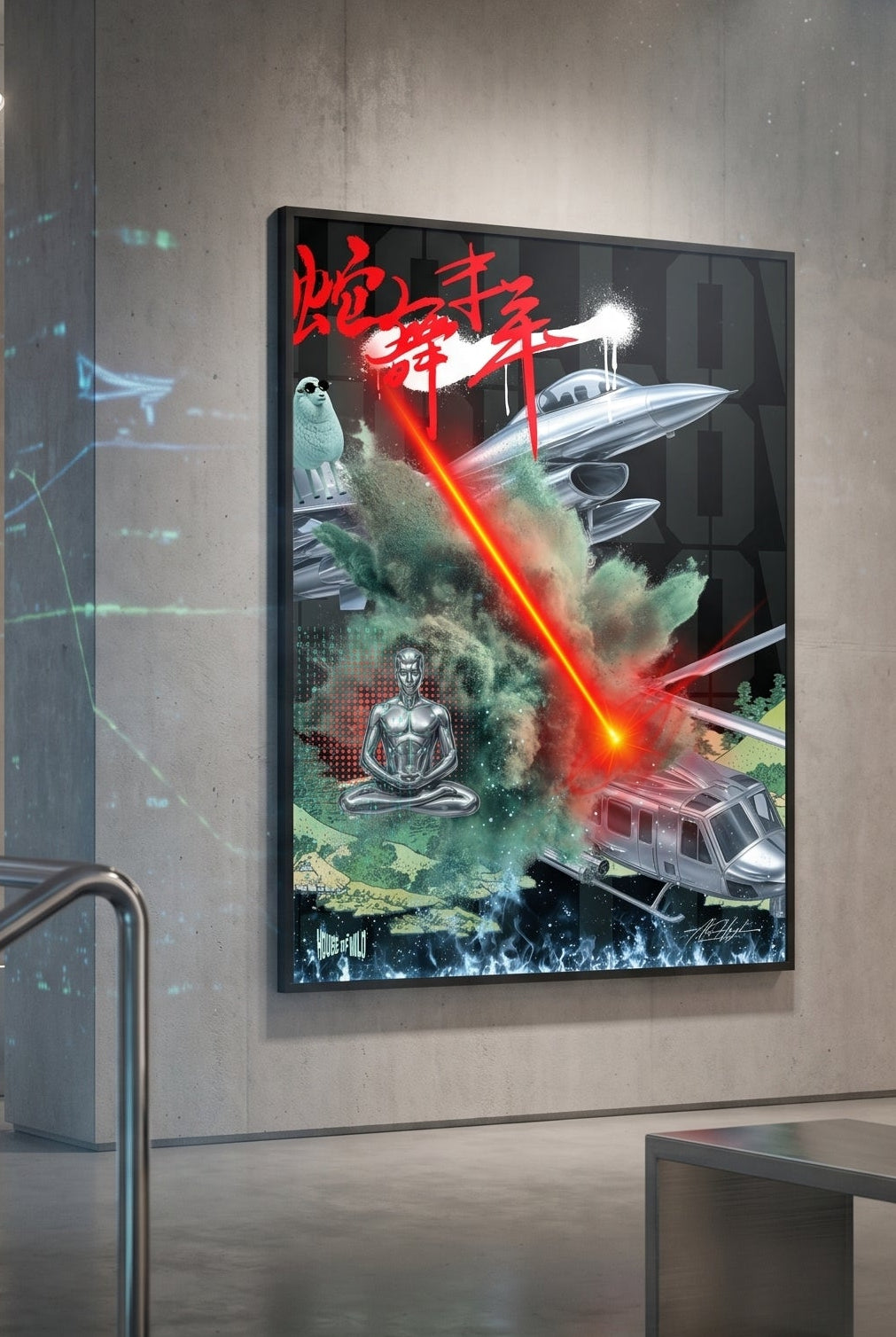 BADHA 仏陀 ART PRINT (60x90 cm / "24x36″)