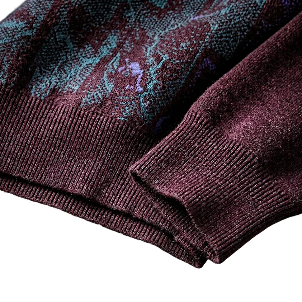 GLITCH KNIT 不具合 (UNISEX) SWEATSHIRT
