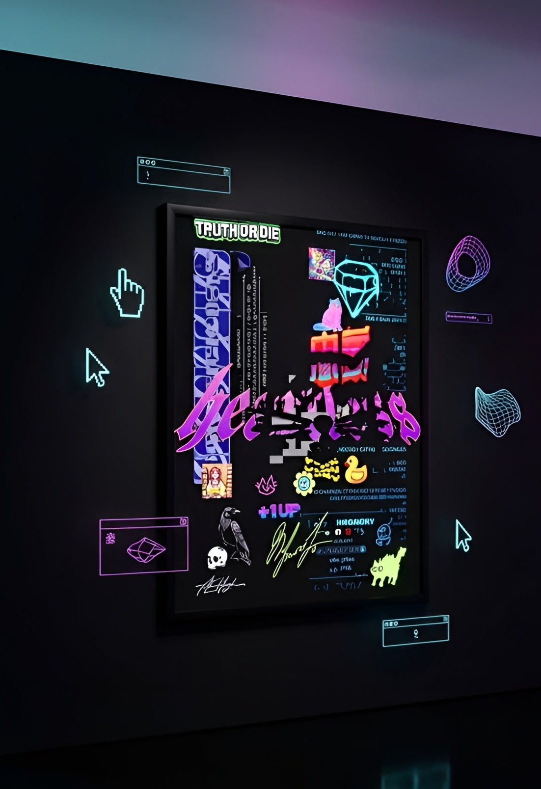 WHY IS 理由の断片 J-0PU ART PRINT (60x90 cm / "24x36″)
