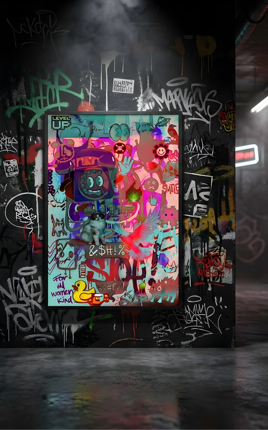 LEVEL UP ポスター エディション ART PRINT (60x90 cm / "24x36″)