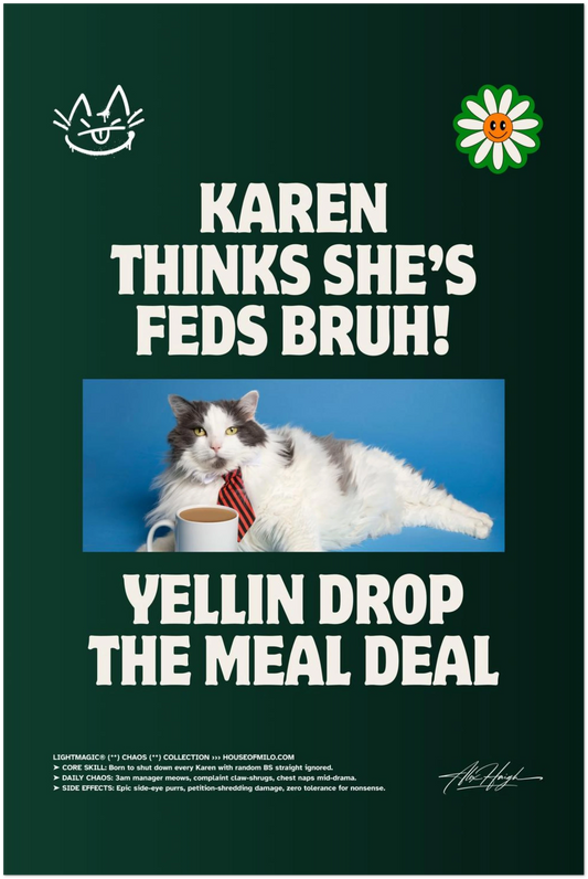 FED ENERGY 連邦捜査官の風格 ART PRINT (60x90 cm / "24x36″)