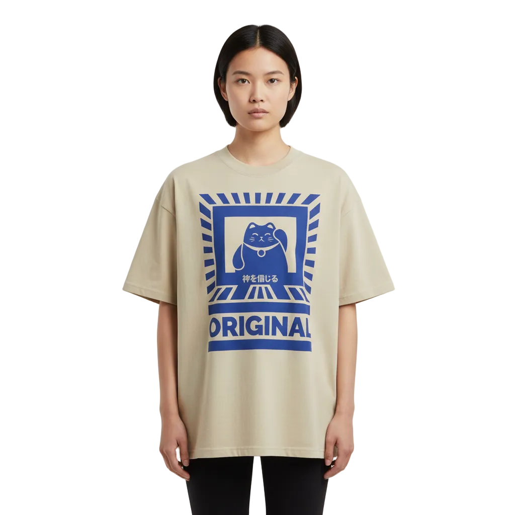 NEKO 猫 (UNISEX) OVERSIZED TEE