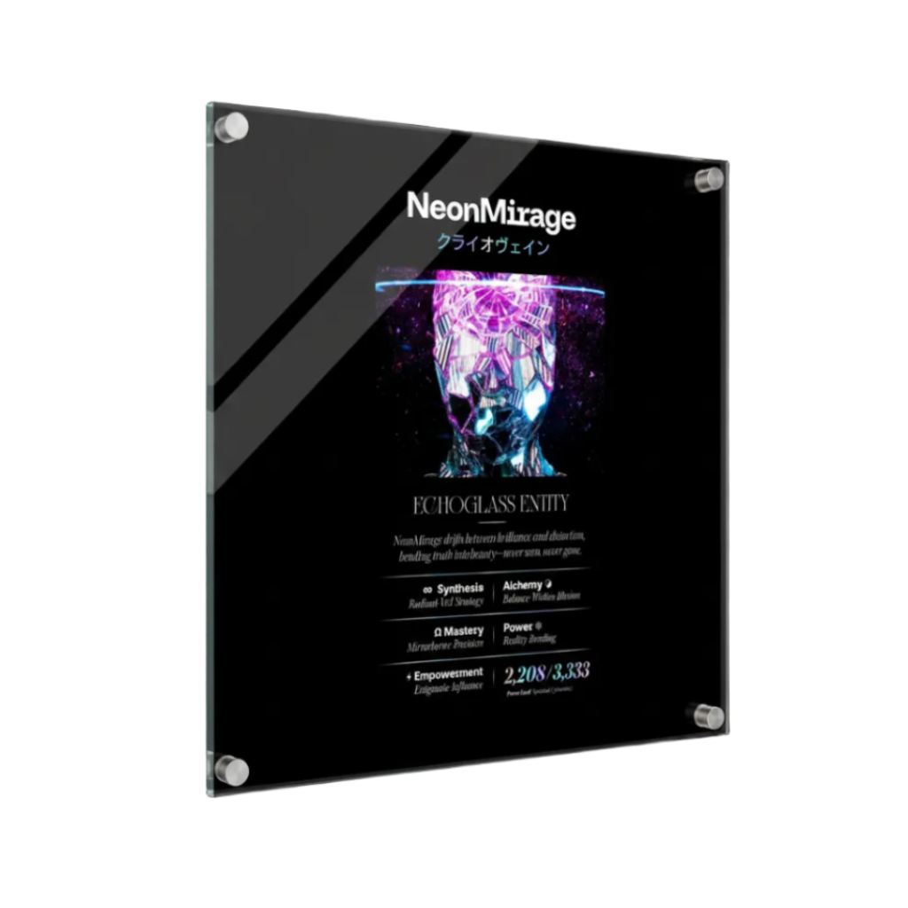 NEON MIRAGE クライオウェイン LIGHTMAGIC® INTERIOR ART (ACRYLIC WALL OBJECT)