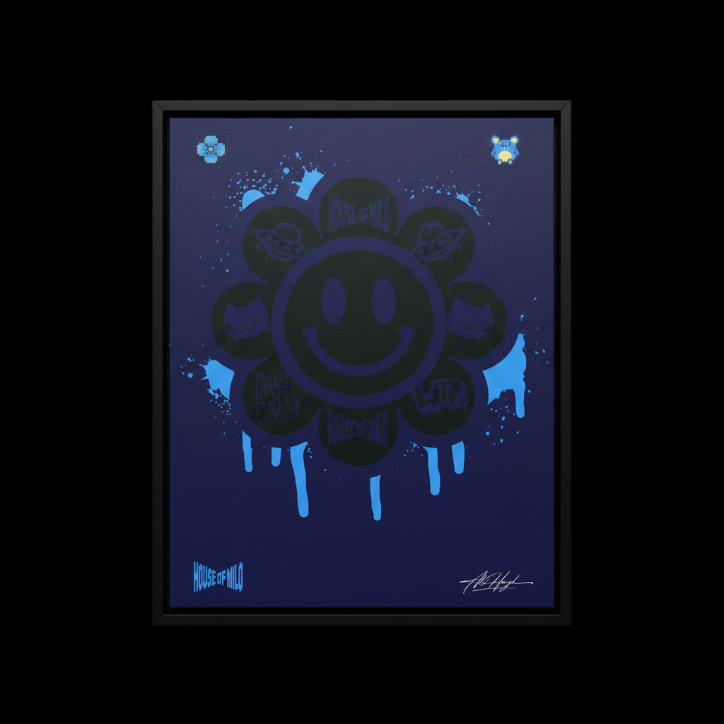 OBSIDIAN BLOOM キャンバス エディション CANVAS OBJECT (FRAMED CANVAS)