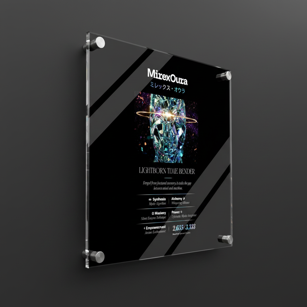 MIREX AURA ミレックス・オウラ LIGHTMAGIC® INTERIOR ART (ACRYLIC WALL OBJECT)