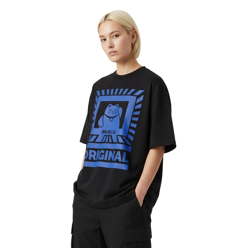 NEKO 猫 (UNISEX) OVERSIZED TEE