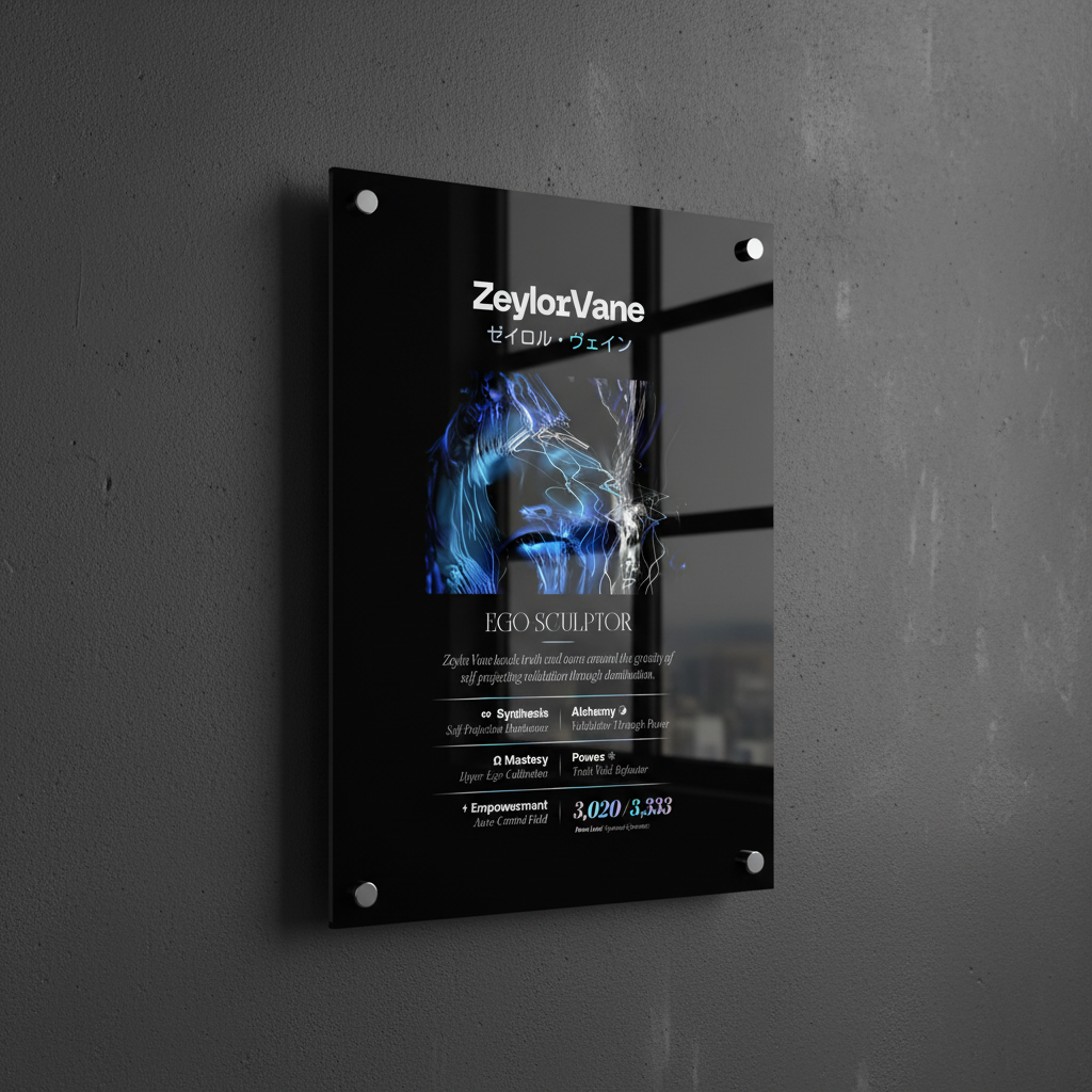 ZEYLOR VANE ゼイロル・ヴェイン LIGHTMAGIC® INTERIOR ART (ACRYLIC WALL OBJECT)