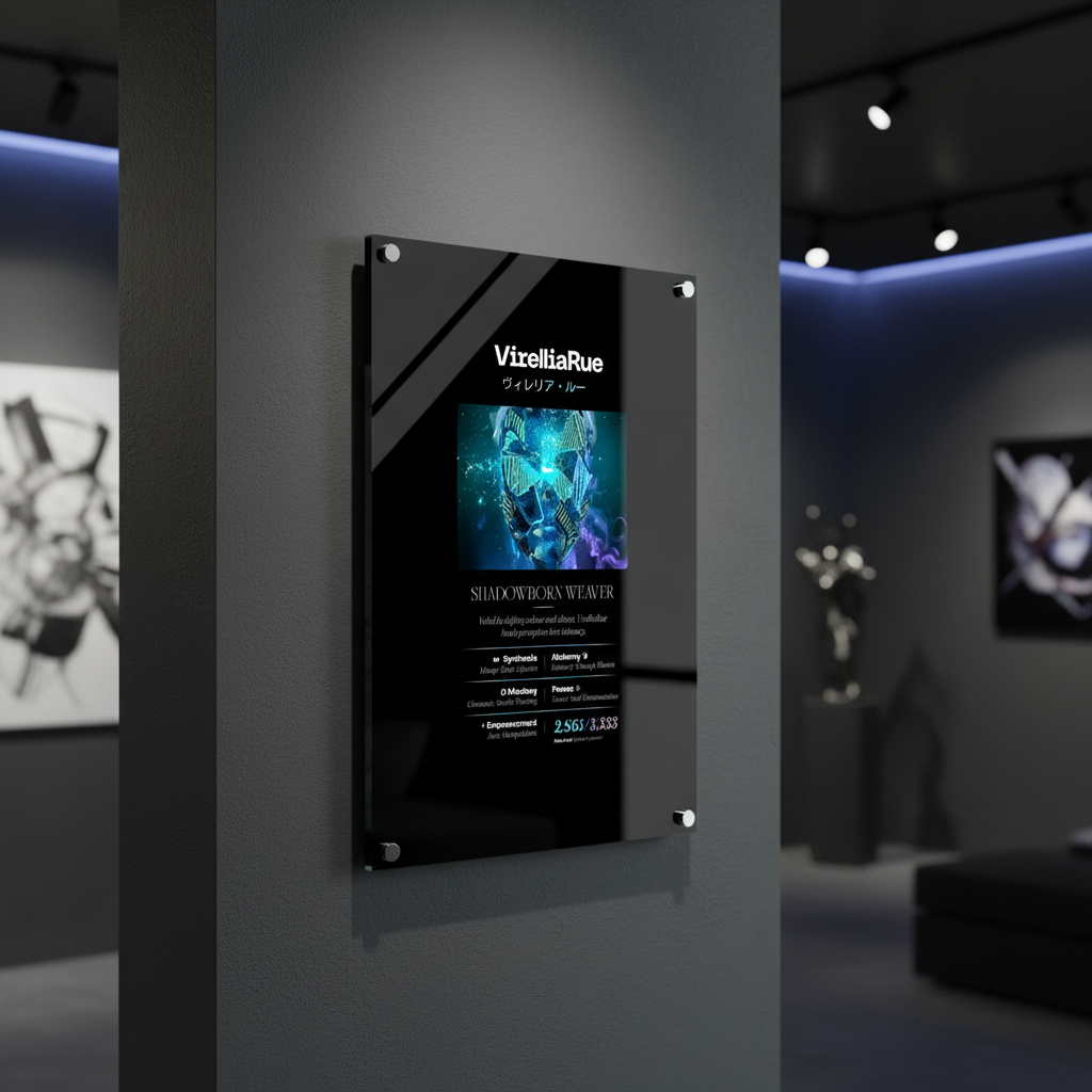 VIRELLIA RUE ヴィレリア・ルー LIGHTMAGIC® INTERIOR ART (ACRYLIC WALL OBJECT)