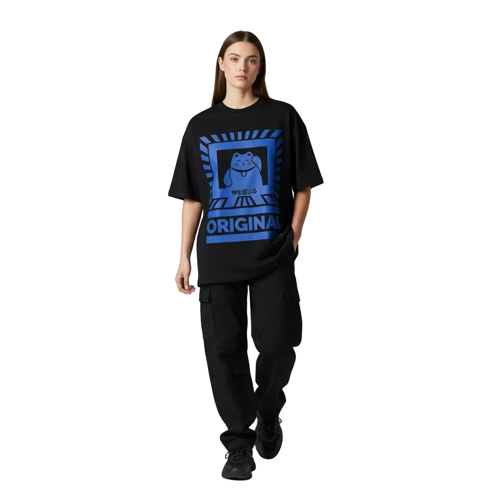 NEKO 猫 (UNISEX) OVERSIZED TEE