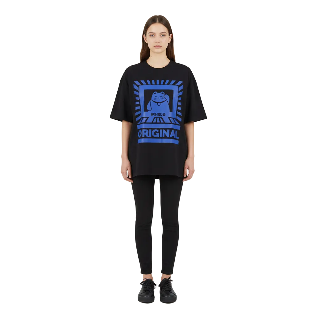 NEKO 猫 (UNISEX) OVERSIZED TEE