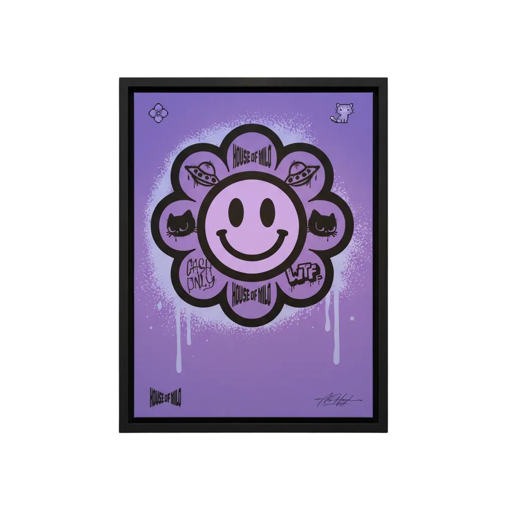 NEON BLOOM キャンバス エディション CANVAS OBJECT (FRAMED CANVAS)