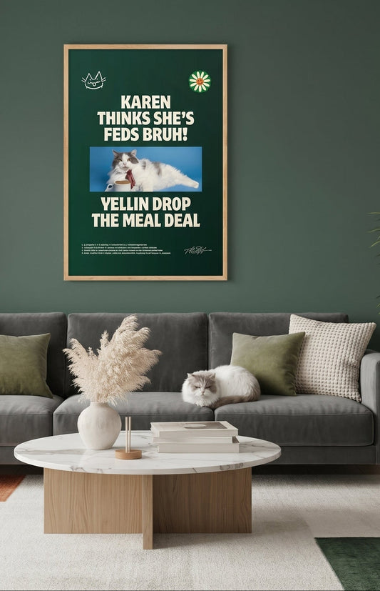 FED ENERGY 連邦捜査官の風格 ART PRINT (60x90 cm / "24x36″)