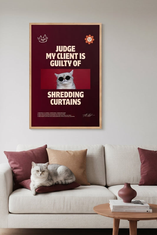 GUILTY PARTY / 有罪判決 ART PRINT (60x90 cm / "24x36″)