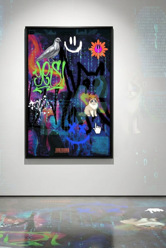 THE GAZE 視線 ART PRINT (60x90 cm / "24x36″)