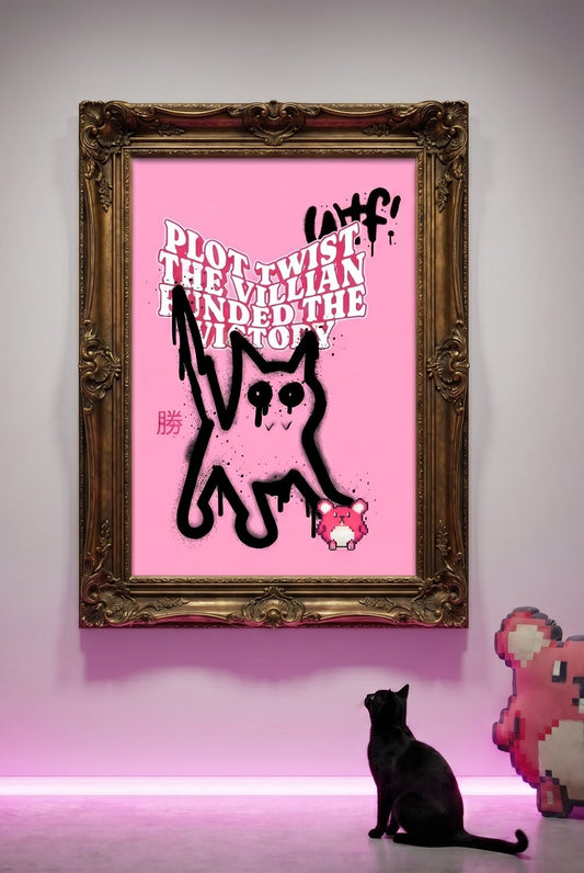 CAN'T STOP 止まらない ART PRINT (60x90 cm / "24x36″)