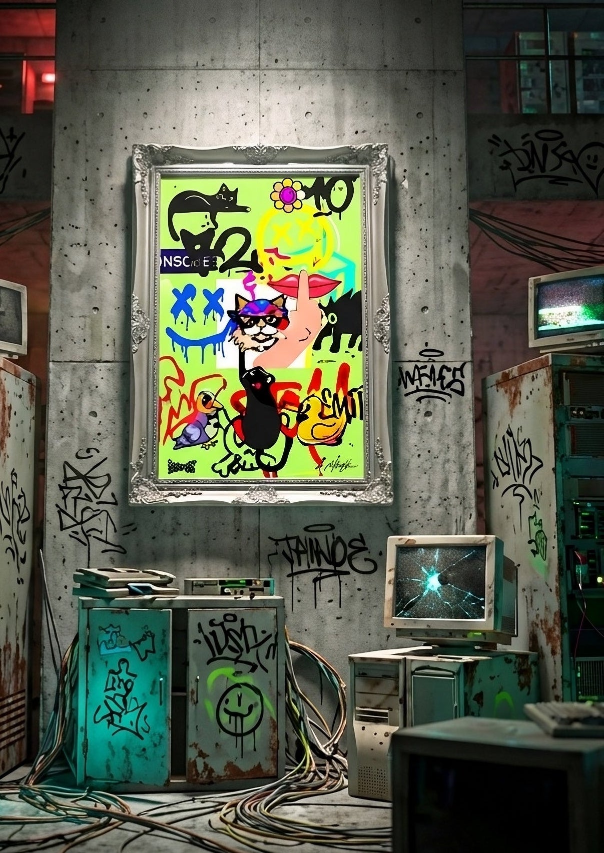 ABANDONED 放棄された ART PRINT (60x90 cm / "24x36″)