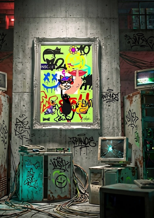 ABANDONED 放棄された ART PRINT (60x90 cm / "24x36″)